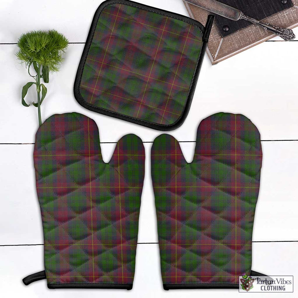 Cairns Tartan Combo Oven Mitt & Pot-Holder Black - Tartan Vibes Clothing