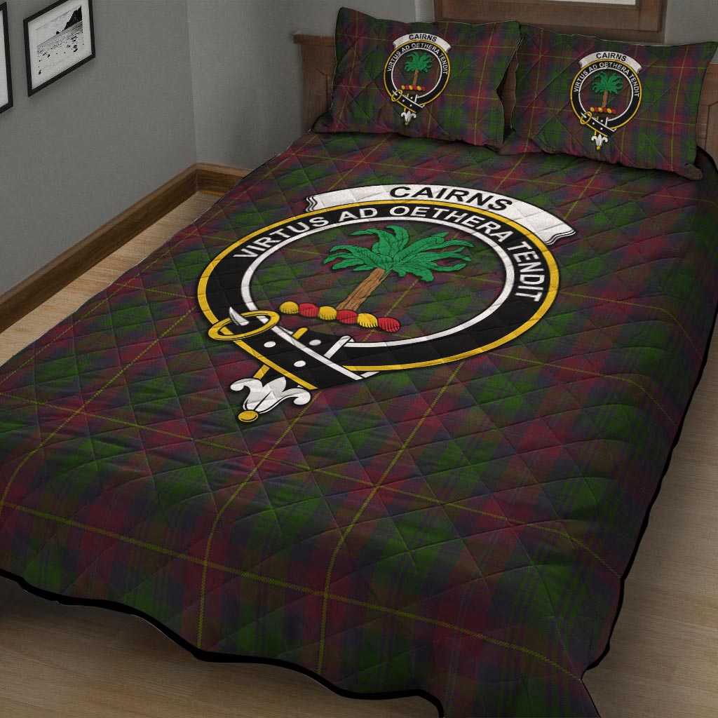 Cairns Tartan Quilt Bed Set with Family Crest - Tartan Vibes Clothing