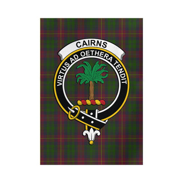 Cairns Tartan Garden Flag with Family Crest - Tartan Vibes Clothing