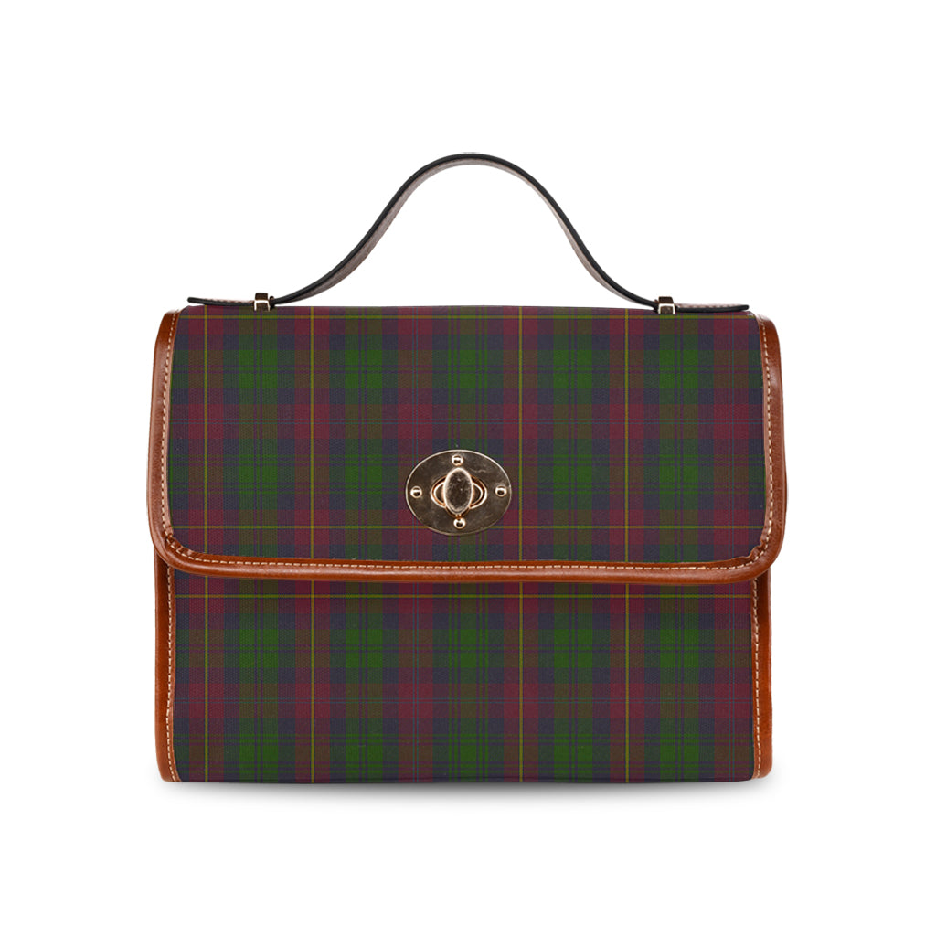 Cairns Tartan Leather Strap Waterproof Canvas Bag