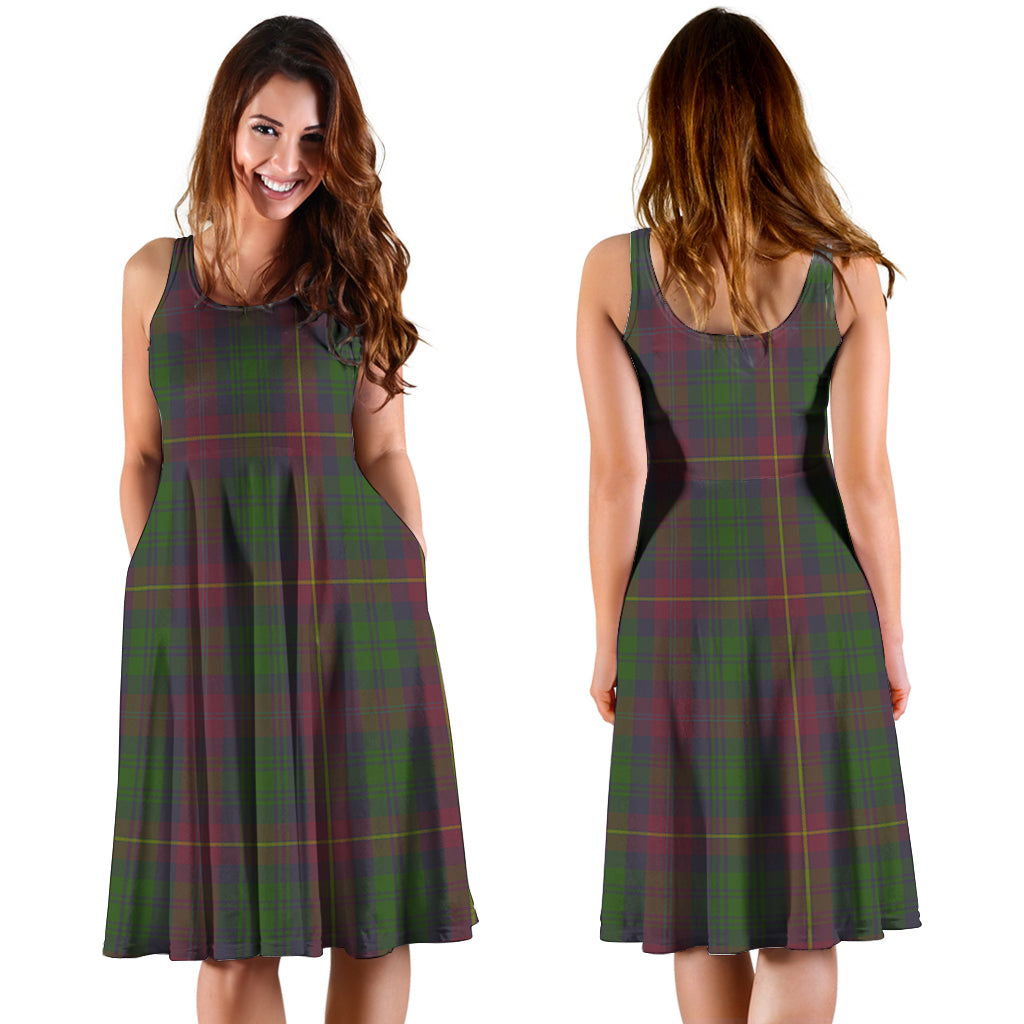 Cairns Tartan Sleeveless Midi Womens Dress