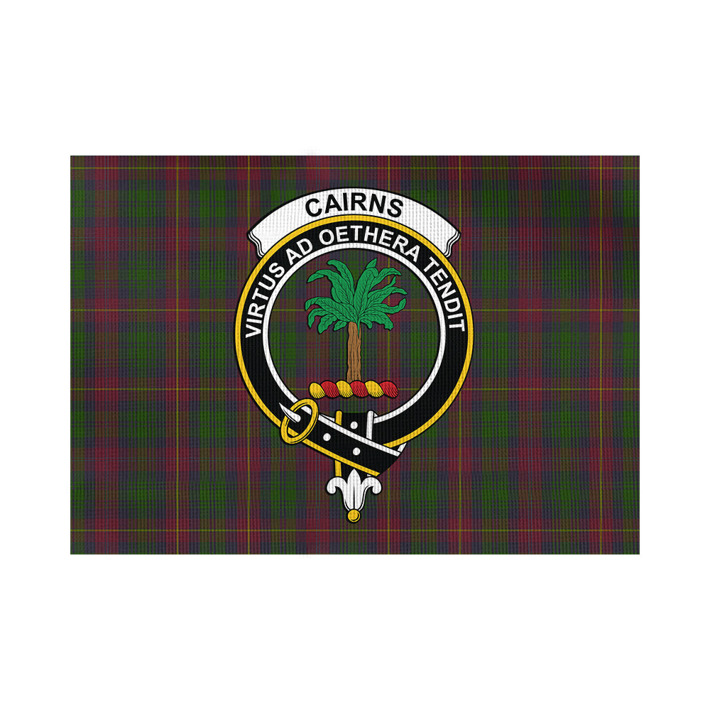 Cairns Tartan Flag with Family Crest - Tartan Vibes Clothing