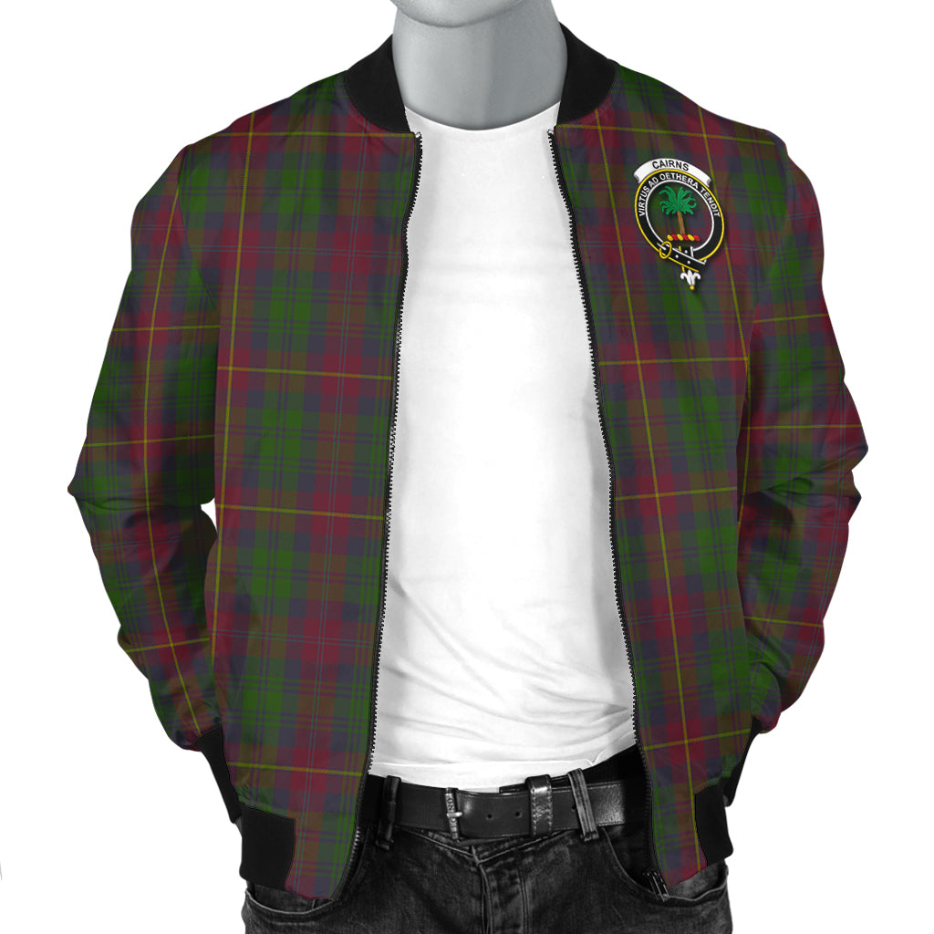 Cairns Tartan Bomber Jacket with Family Crest