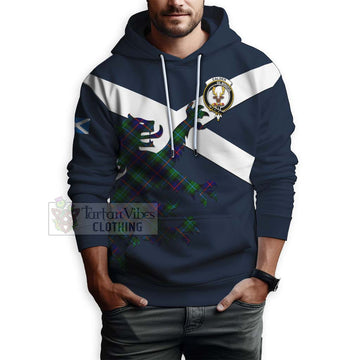 Calder Tartan Lion Rampant Hoodie Proudly Display Your Heritage with Alba Gu Brath and Clan Name