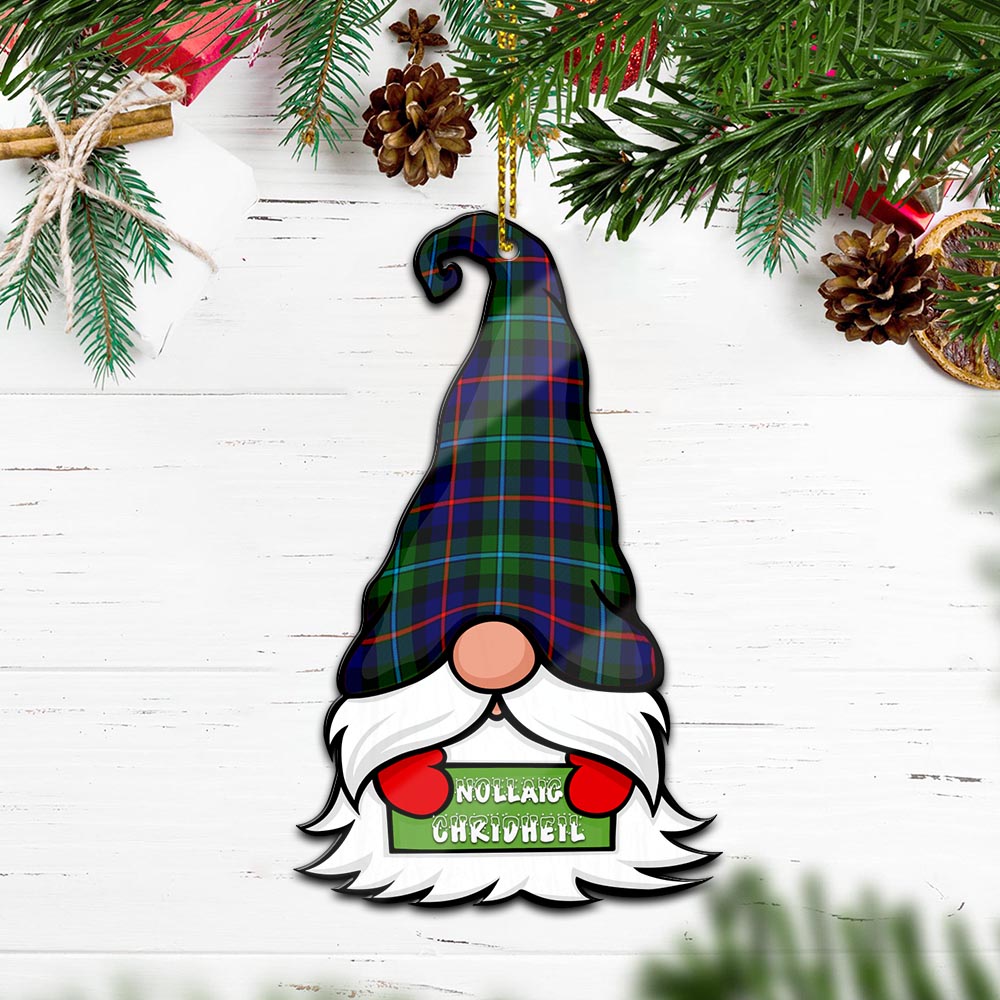 Calder Gnome Christmas Ornament with His Tartan Christmas Hat - Tartan Vibes Clothing