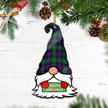 Calder Gnome Christmas Ornament with His Tartan Christmas Hat