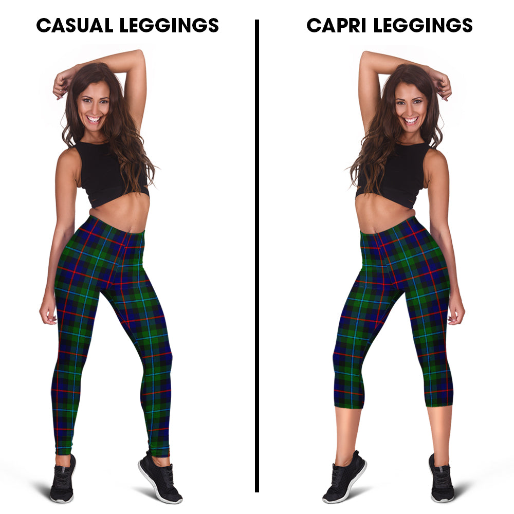 Calder Modern Tartan Womens Leggings