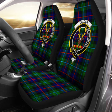 Calder Tartan Car Seat Cover with Family Crest One Size - Tartan Vibes Clothing