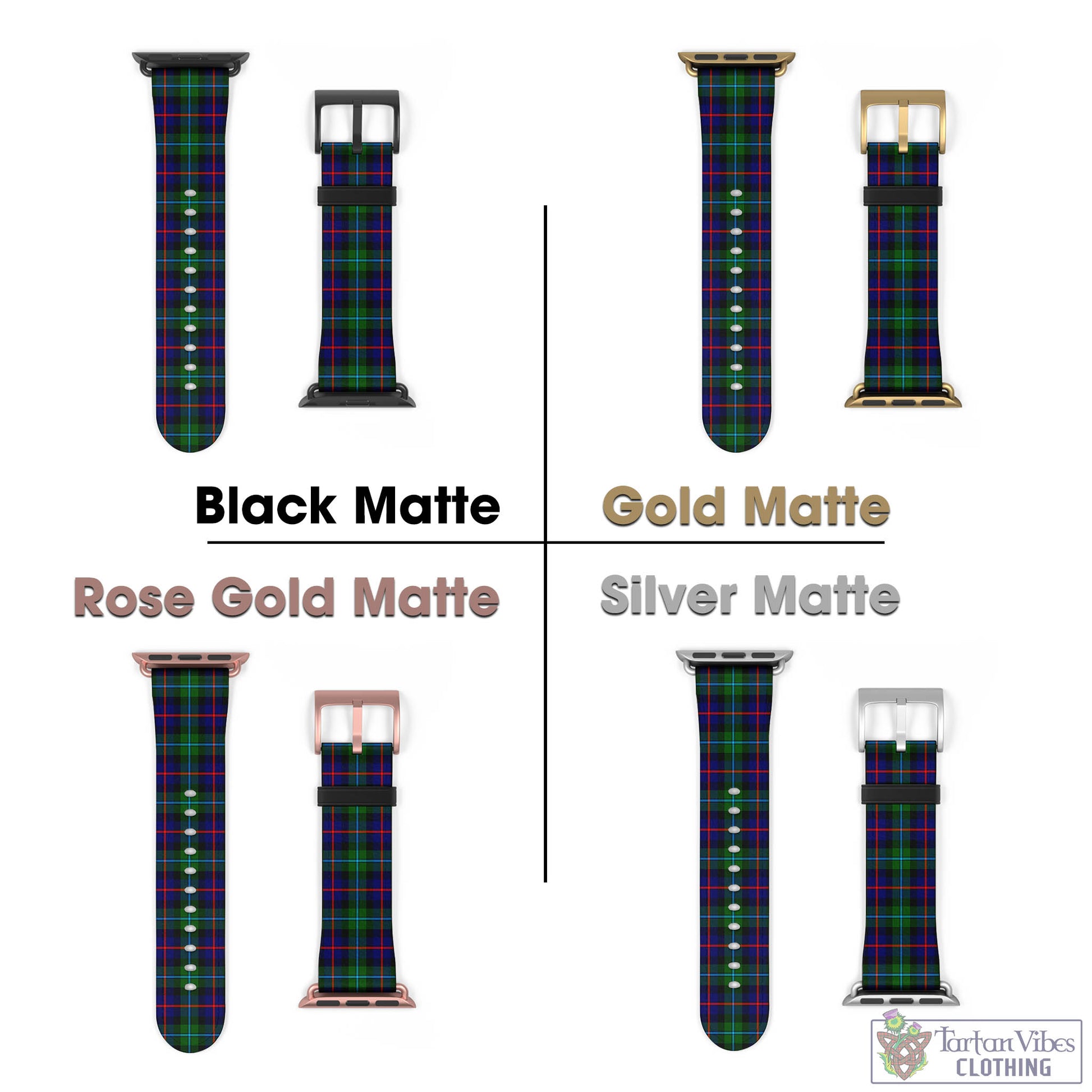 Tartan Vibes Clothing Calder Modern Tartan Watch Band