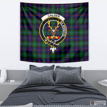 Calder Tartan Tapestry Wall Hanging and Home Decor for Room with Family Crest - Tartan Vibes Clothing