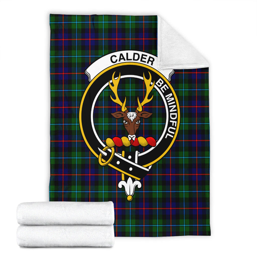 Calder Tartan Blanket with Family Crest - Tartan Vibes Clothing