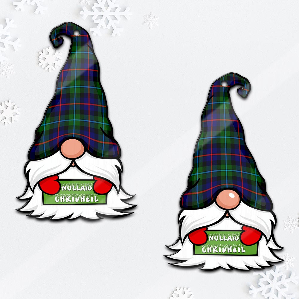 Calder Gnome Christmas Ornament with His Tartan Christmas Hat - Tartan Vibes Clothing