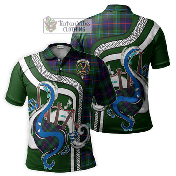 Calder Tartan Polo Shirt with Epic Bagpipe Style