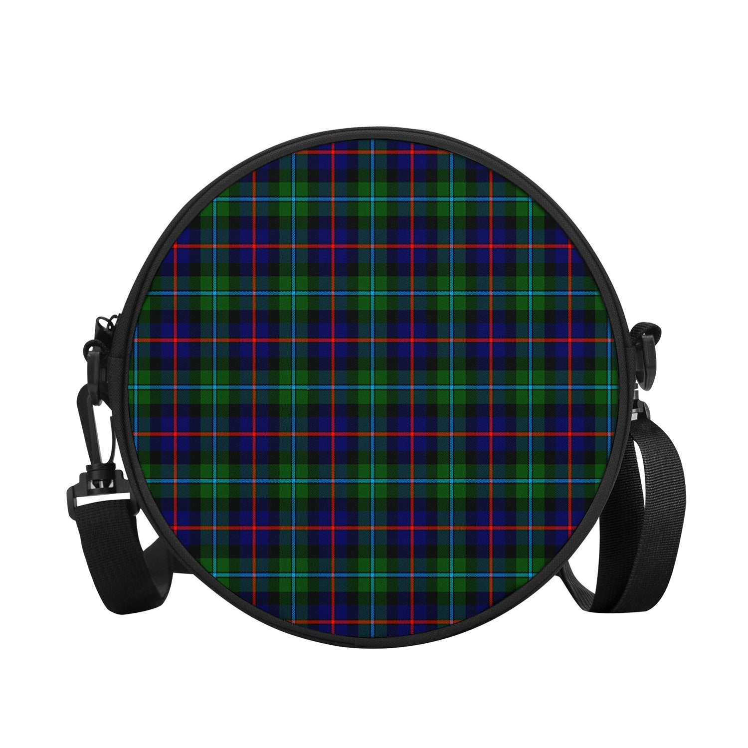 Calder Modern Tartan Round Satchel Bags