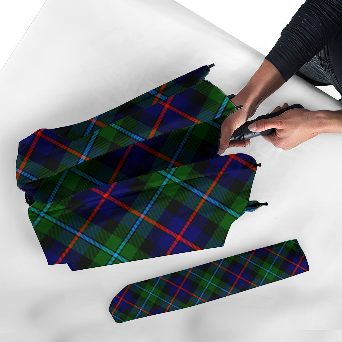 Calder Modern Tartan Umbrella - Tartanvibesclothing