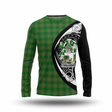 Callaghan Irish Clan Long Sleeve T-Shirt Celtic Circle Style Unisex - Tartan Vibes Clothing