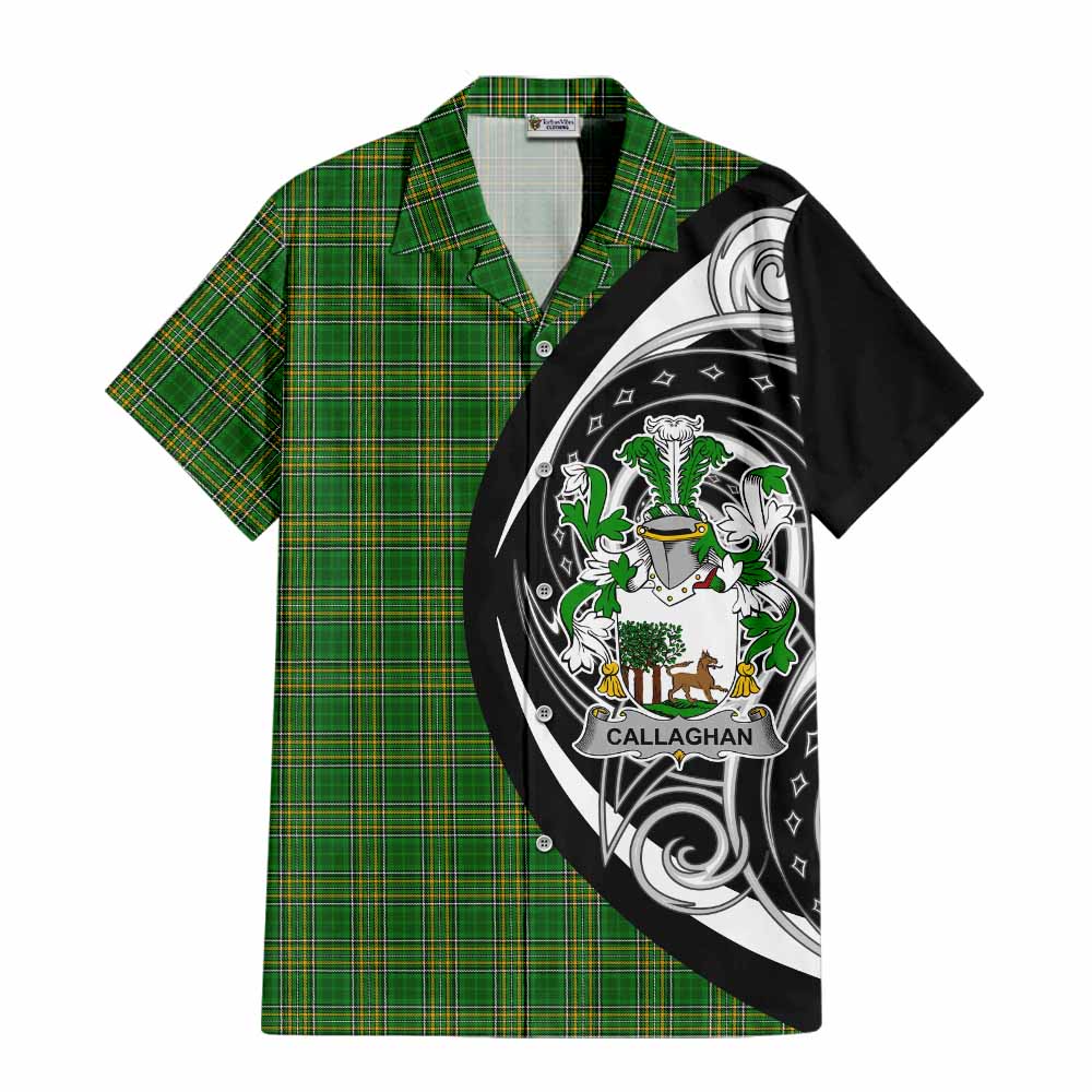Callaghan Irish Clan Hawaiian Shirt Celtic Circle Style Kid - Tartan Vibes Clothing