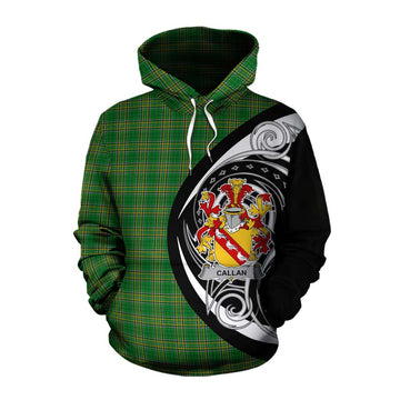 Callan Irish Clan Cotton Hoodie Celtic Circle Style Pullover Hoodie XS - Tartan Vibes Clothing