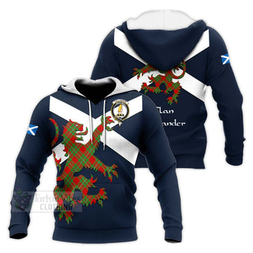 Callander Tartan Lion Rampant Knitted Hoodie Proudly Display Your Heritage with Alba Gu Brath and Clan Name