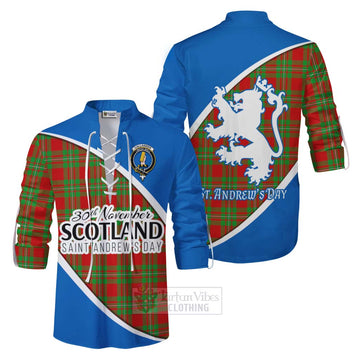 Callander Family Crest Tartan Ghillie Kilt Shirt Celebrate Saint Andrew's Day in Style