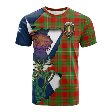 Callander Tartan Family Crest Cotton T-shirt Scottish Thistle Celtic Inspired Kid's Shirt - Tartan Vibes Clothing