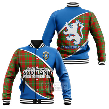 Callander Family Crest Tartan Baseball Jacket Celebrate Saint Andrew's Day in Style