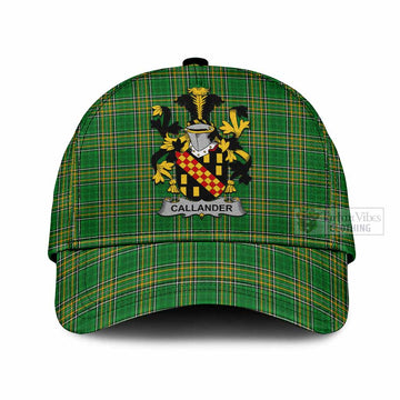 Callander Irish Clan Tartan Classic Cap with Coat of Arms