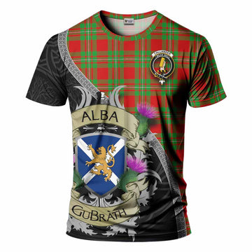 Callander Tartan Family Crest T-Shirt Lion Rampant Royal Thistle Shield Celtic Inspired Kid's Shirt - Tartan Vibes Clothing