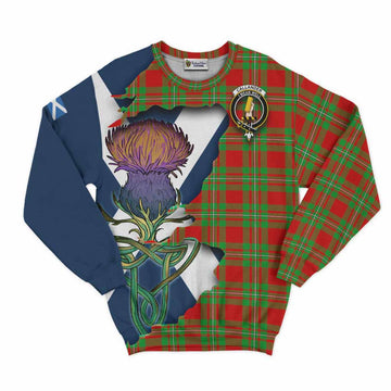 Callander Tartan Family Crest Sweatshirt Scottish Thistle Celtic Inspired Unisex - Tartan Vibes Clothing