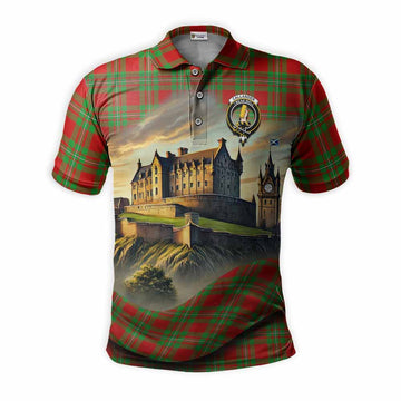 Callander Tartan Family Crest Polo Shirt with Scottish Ancient Castle Style Kid - Tartan Vibes Clothing