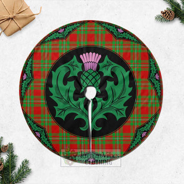 Callander Tartan Christmas Tree Skirt Scottish Thistle Style Casual Tree Skirts - Tartan Vibes Clothing