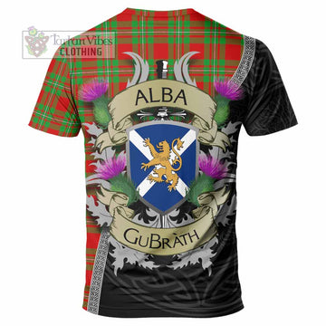 Callander Tartan Family Crest T-Shirt Lion Rampant Royal Thistle Shield Celtic Inspired - Tartan Vibes Clothing
