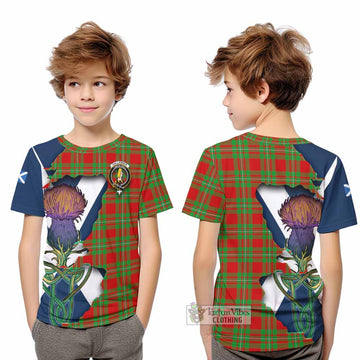 Callander Tartan Family Crest Kid T-Shirt Scottish Thistle Celtic Inspired - Tartan Vibes Clothing
