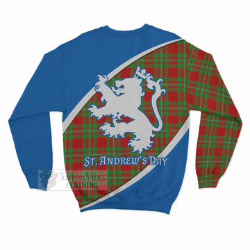 Callander Family Crest Tartan Sweatshirt Celebrate Saint Andrew's Day in Style