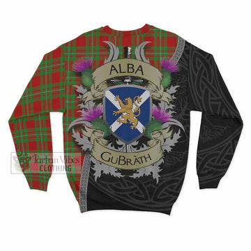 Callander Tartan Family Crest Sweatshirt Lion Rampant Royal Thistle Shield Celtic Inspired - Tartan Vibes Clothing