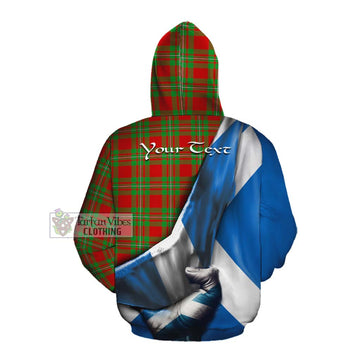 Callander Tartan Cotton Hoodie with Family Crest Scotland Patriotic Style Pullover Hoodie - Tartan Vibes Clothing