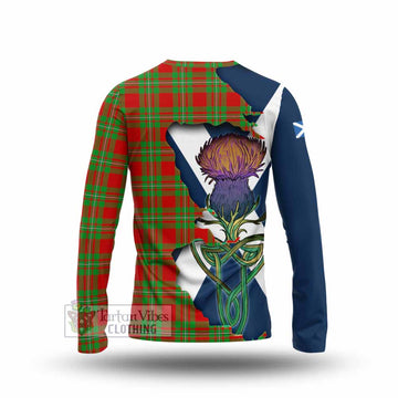 Callander Tartan Family Crest Long Sleeve T-Shirt Scottish Thistle Celtic Inspired - Tartan Vibes Clothing
