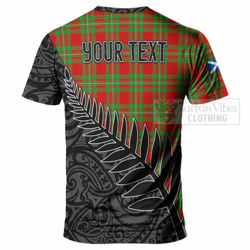 Callander Crest Tartan T-Shirt with New Zealand Silver Fern Half Style