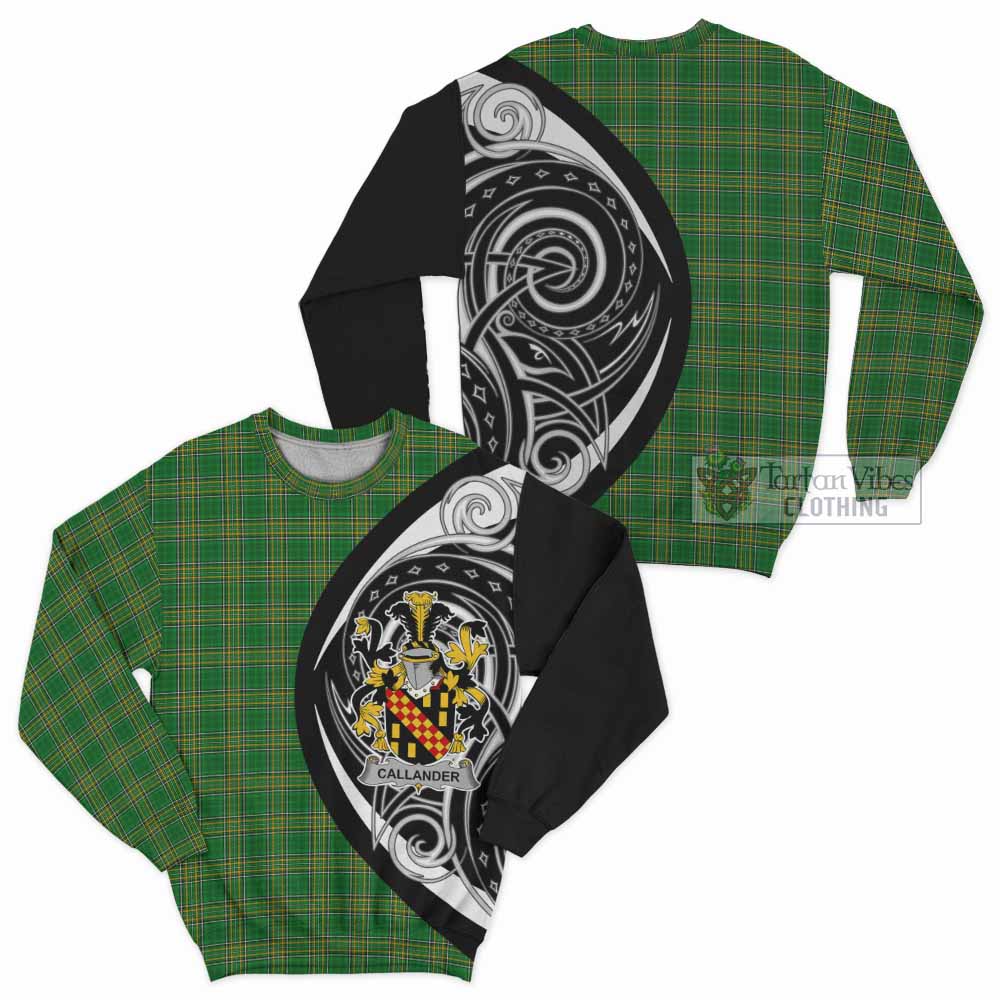 Callander Irish Clan Sweatshirt Celtic Circle Style - Tartan Vibes Clothing