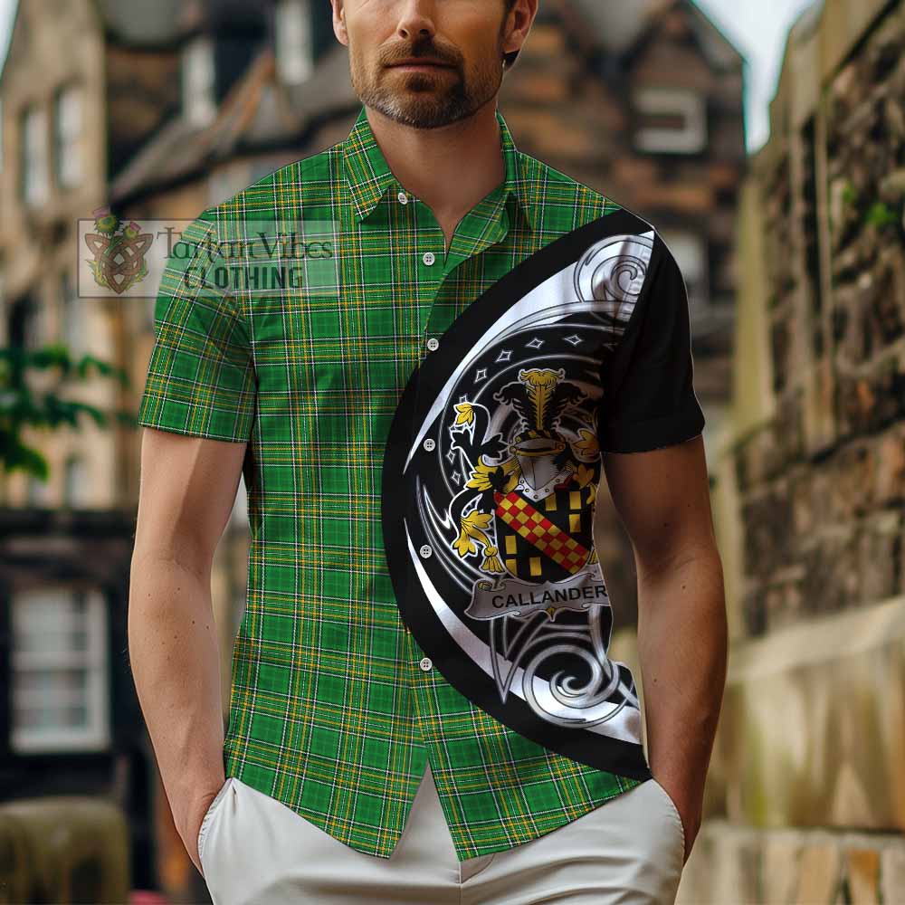 Callander Irish Clan Hawaiian Shirt Celtic Circle Style - Tartan Vibes Clothing