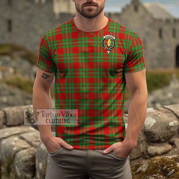 Callander Tartan Cotton T-Shirt with Family Crest