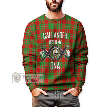 Callander Tartan Sweatshirt with Family Crest DNA In Me Style