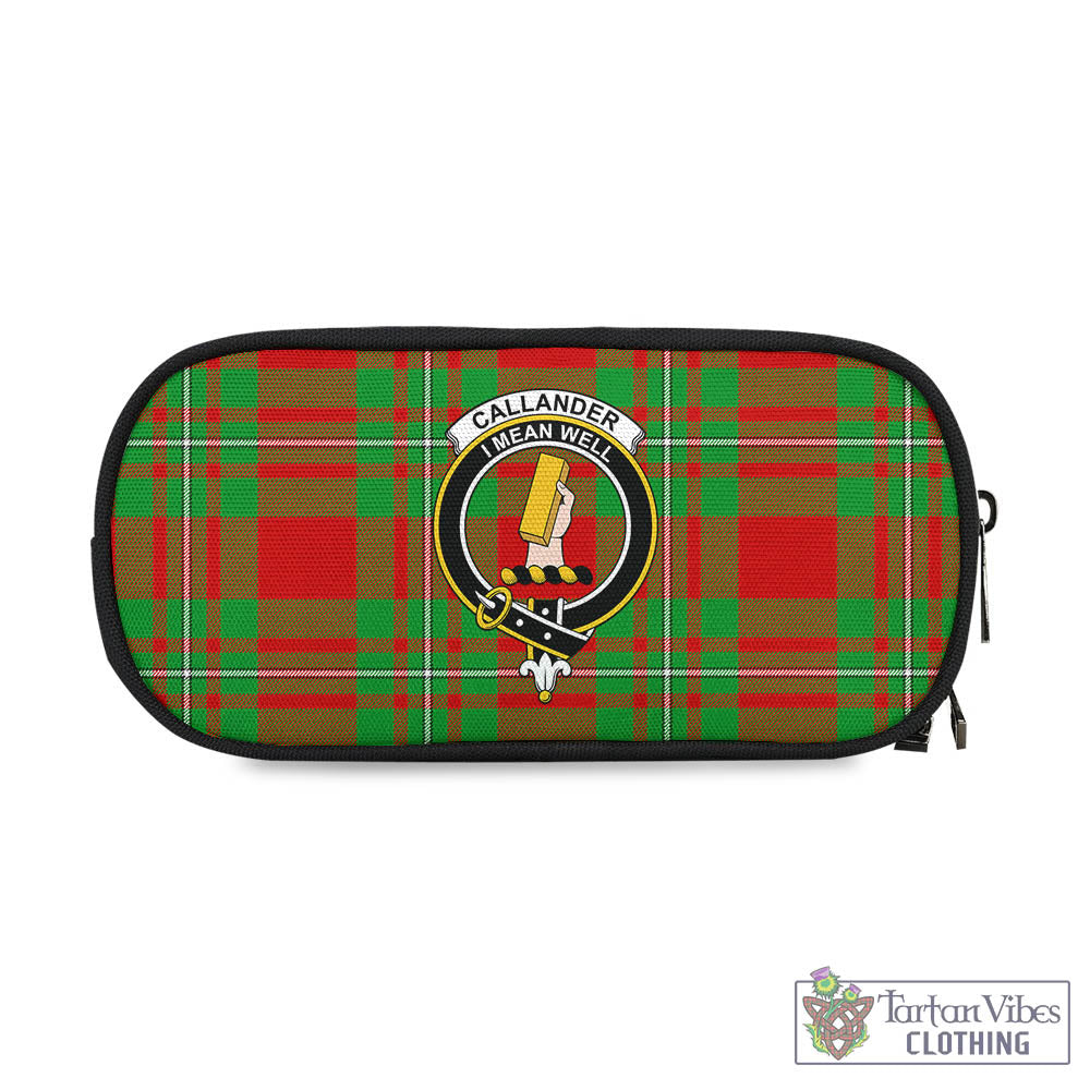 Tartan Vibes Clothing Callander Modern Tartan Pen and Pencil Case with Family Crest