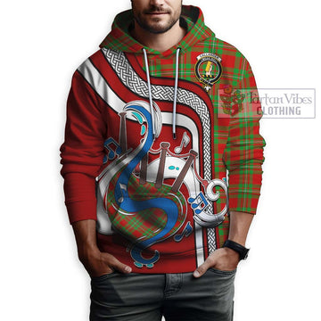 Callander Tartan Hoodie with Epic Bagpipe Style