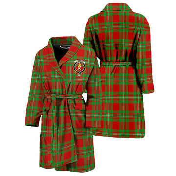 Callander Tartan Bathrobe with Family Crest