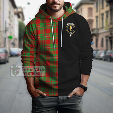 Callander Tartan Hoodie with Family Crest and Half Of Me Style