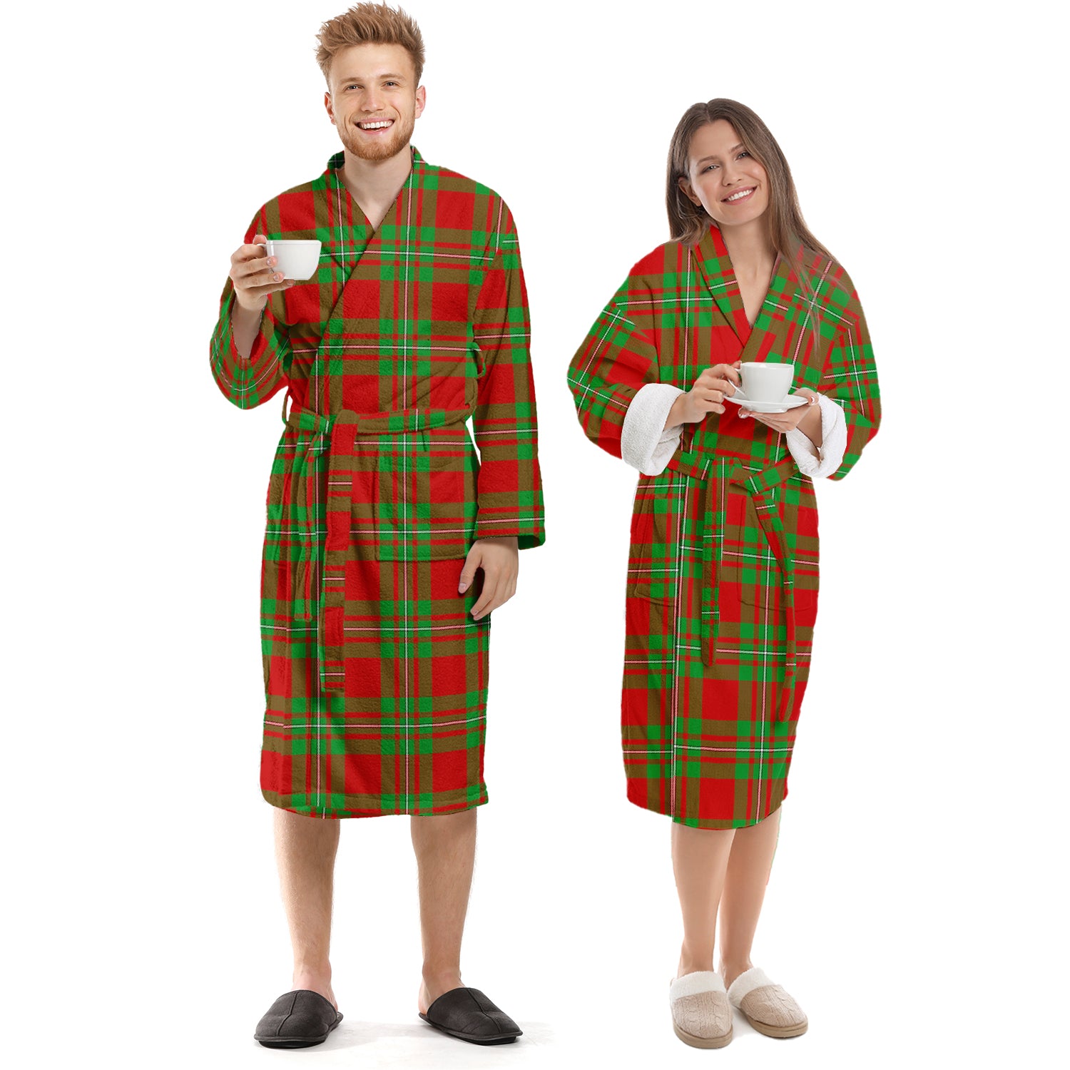 Callander Tartan Bathrobe Unisex S - Tartan Vibes Clothing