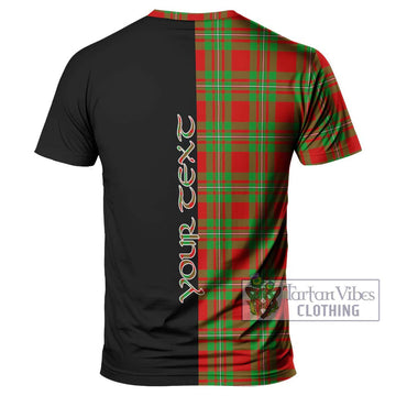 Callander Tartan T-Shirt with Family Crest and Half Of Me Style