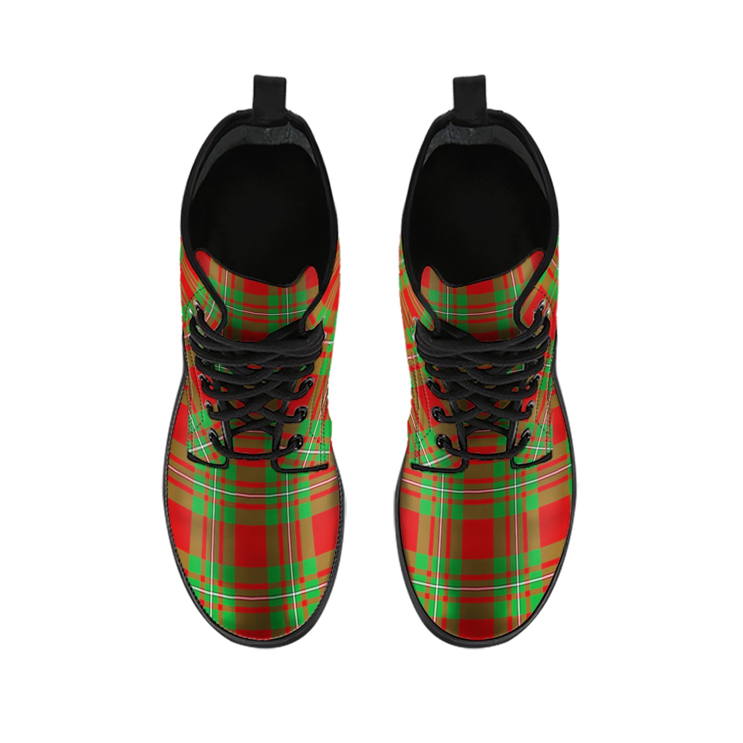 Callander Modern Tartan Leather Boots