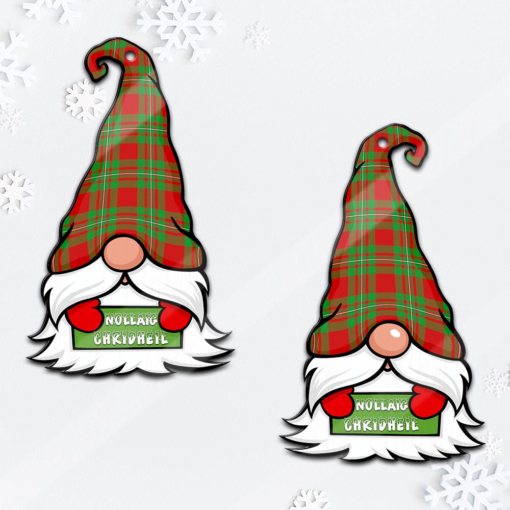 Callander Gnome Christmas Ornament with His Tartan Christmas Hat - Tartan Vibes Clothing